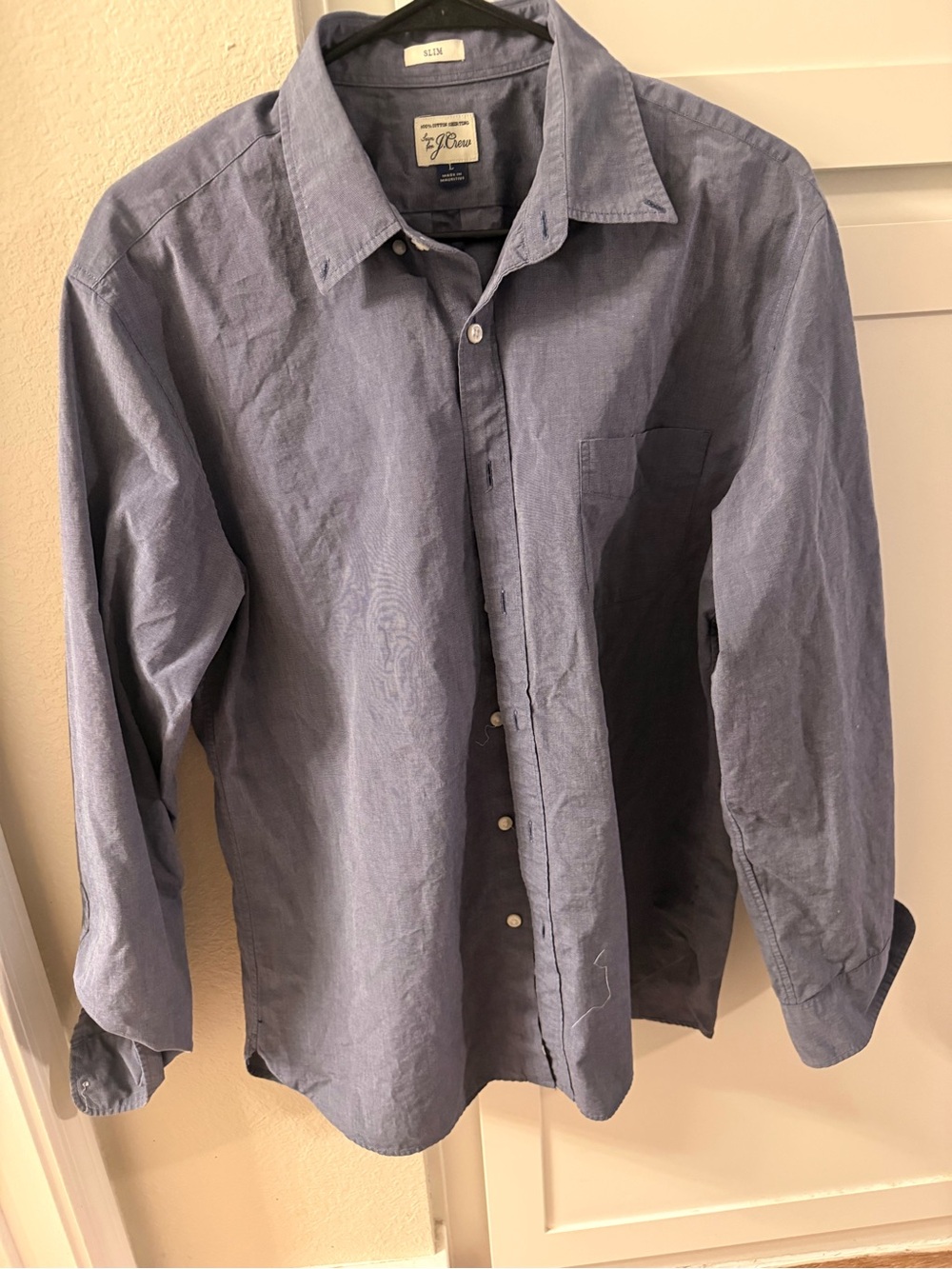J. Crew Light Blue Casual Button-Down Shirt